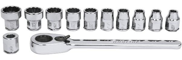 1/4" Extra flache 72-Zahn-Ratsche mit Steckschlüsselsatz - 112RTMA - Snap-on Werkzeug