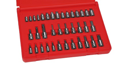 1/4" & 3/8" Bitsteckschlüsselsatz, 37-teilig - 237HEXTORXST
