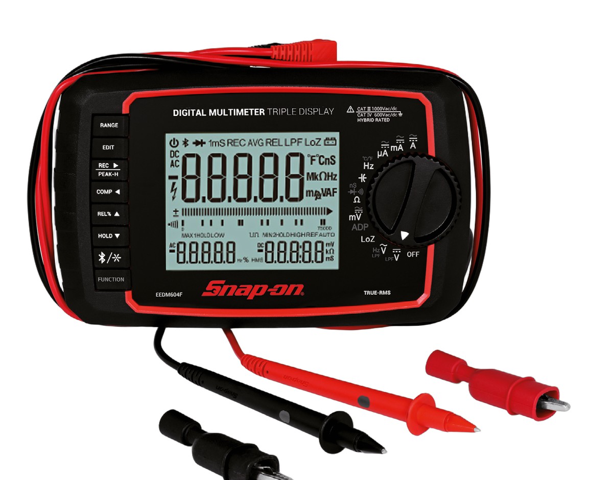 Digitalmultimeter mit Dreifachanzeige - EEDM604F - Snap-on Werkzeug