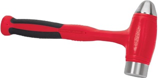Rückschlagfreier Hammer mit Soft-Grip, flacher stumpfer Kopf, 900 g - HBBD32