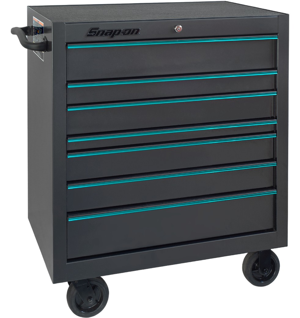 Carbonite Teal-Akzent Werkzeugwagen - KRA1421ZRT