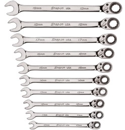 Ring- und Steckschlüsselsatz Flank Drive Plus, 10-teilig (10-19 mm) - SOXRRM710A - Snap-on Werkzeug